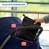Bramble Large Stroller Bag for Airplane Travel 116x53cm Black view 5