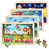 Wooden Educational Jigsaw Puzzles for Preschool
