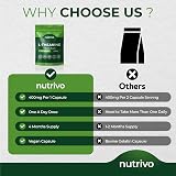 Nutrivo L Theanine 400mg 120 Vegan Capsules UK Made 4 Month Supply view 6