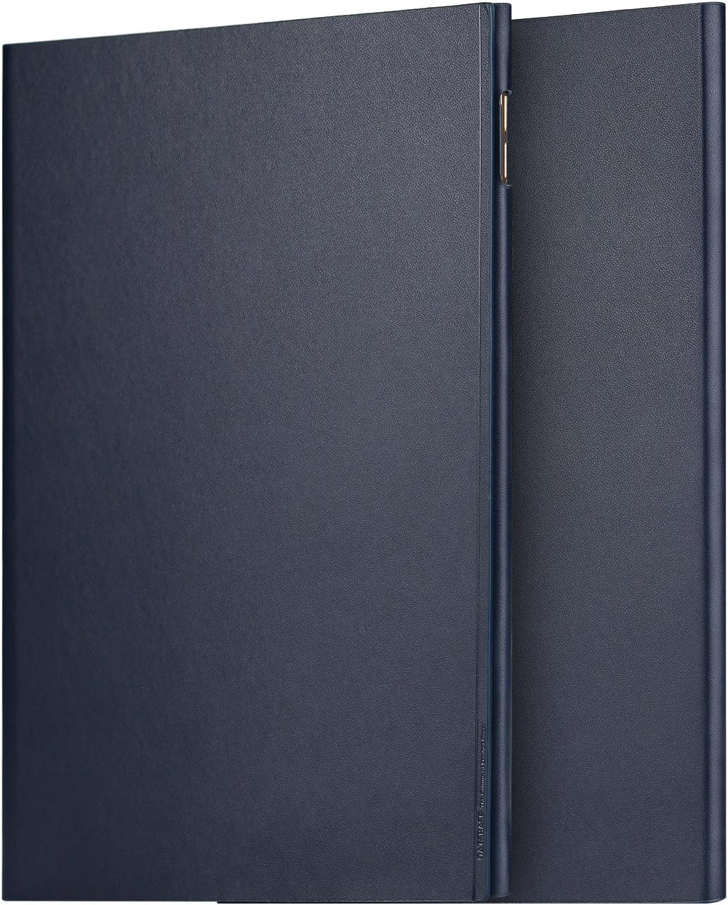 Oats Case - Apple iPad Air 2 Cover Bumper Back Case in genuine leather Sleeve - in Blue