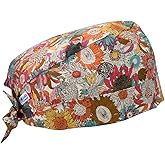 GUOER Scrub Cap Calabash Hat Calabash Working Hat One Size Multiple Colors