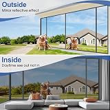 Lifetree Reflective Window Film Privacy & Anti Glare Silver 75x200cm view 5