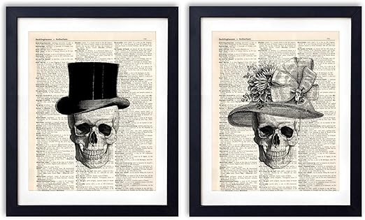 skull bone wall decor