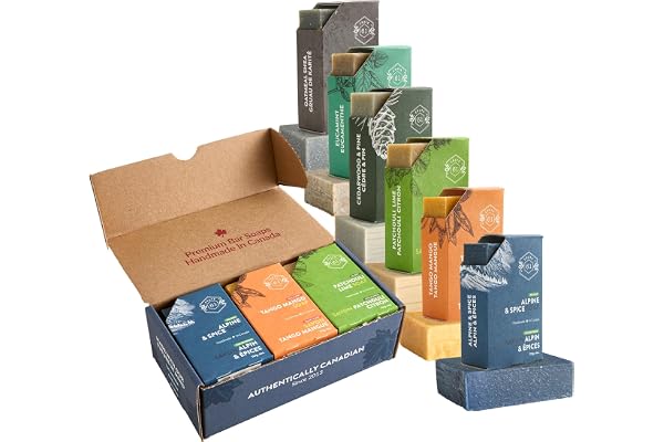Crate 61, Vegan Natural Bar Soap, Handmade Soap With Premium Essential Oils, Cold Pressed Face And Body Bar Soap For Men And