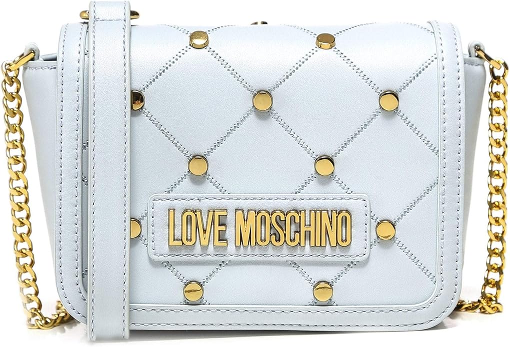 Moschino Love Moschino Women's Small Studded Shoulder Bag Blue One Size