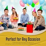 Thepaperbagstore 10 Red Small Paper Party Bags With Handles 18x22x8cm view 7