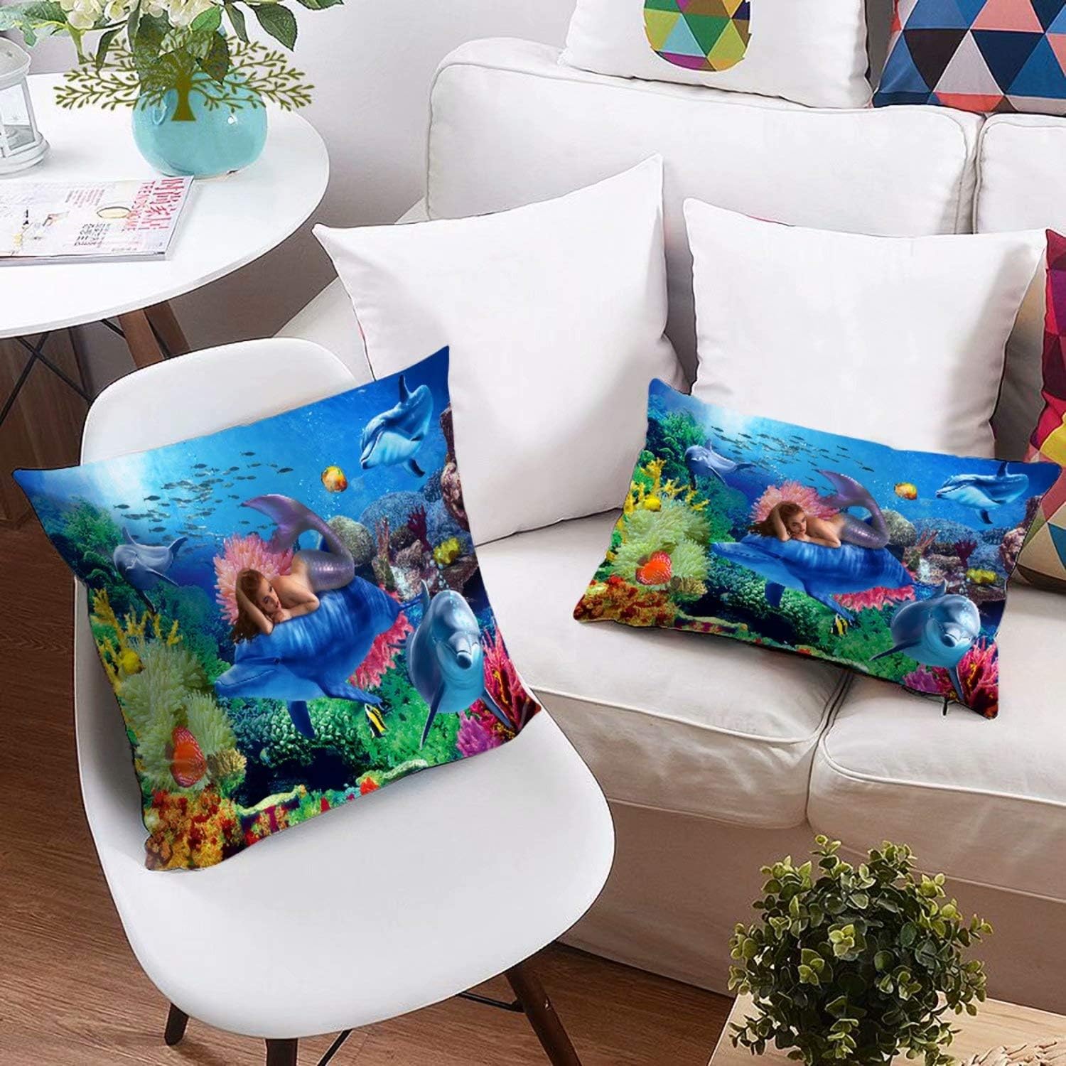 ATOLY Decorative Throw Pillow Covers for Couch Sofa Bedroom