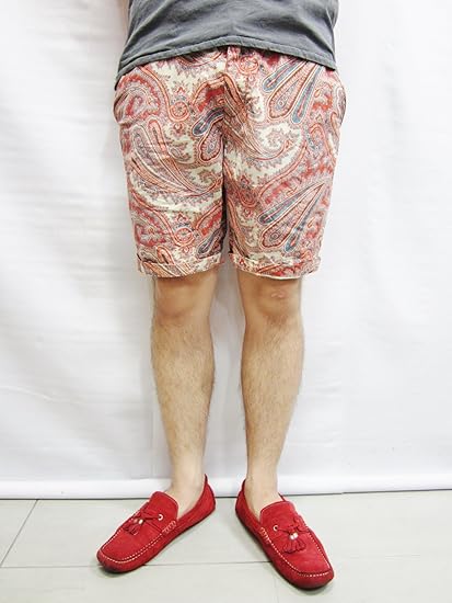 Amazon スコッチ ソーダ Scotch Soda ショートパンツ Paisley Board Short Pants レッド ペイズリー バンダナ ボードショーツ ハーフパンツ メンズ Red 赤 ショートパンツ 通販