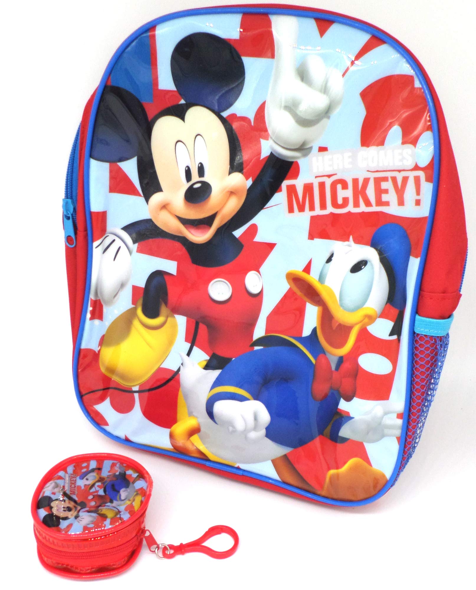 TLD Disney Mickey Mouse Backpack + Coin Purse - Gift Bundle