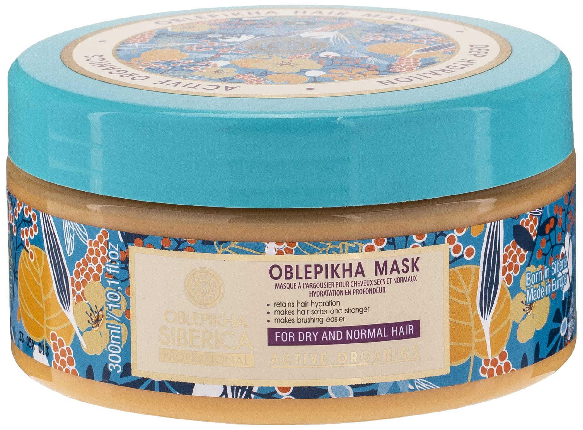 Natura Siberica Professional Oblepikha Deep Hydration Hair Mask, 300 millilitre