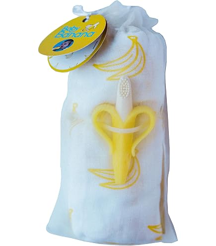 Muslin Swaddle Square Blanket For Baby - 110x110cm Lightweight Receiving Blanket, Nursing Cover (Banana Pattern)