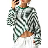 Sampeel Womens Long Sleeve Tops Oversized T Shirts 2026 Y2K Fall Fashion Clothes
