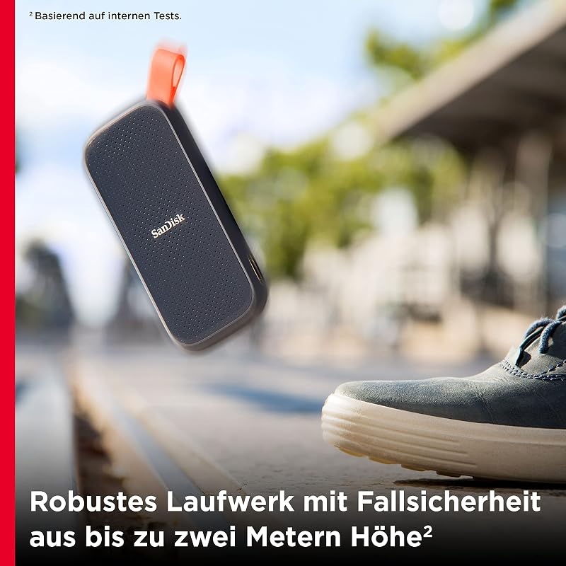Portable SSD 1 TB - bis zu 800 MB/s Lesen - Schwarz