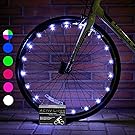 Activ Life Super Cool Bike Lights (1 Tire, White) Hot Wheels for Boys, Girls & Fun Gift Ideas for Him and Her - Popular Bicycle Wheel Decorations for Safety & Bright Style - LED Bulbs - Day & Night