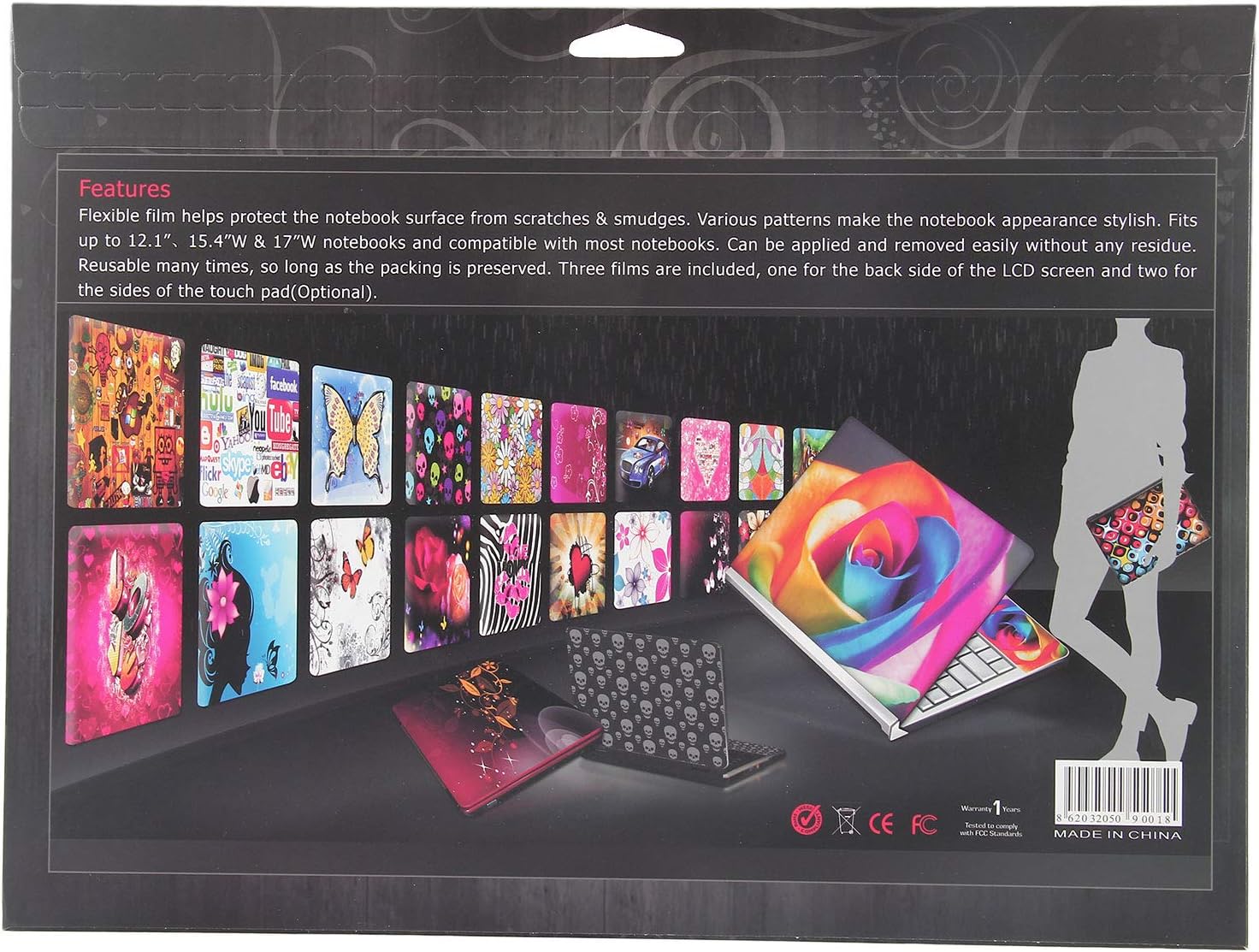 15.6 inch Laptop Notebook Skin Sticker Cover Art Decal Fits 13.3" 14" 15.4" 15.6" HP Dell Lenovo Apple Mac Asus Acer (Free 2 Wrist Pad Included) (Brain) - Image 5