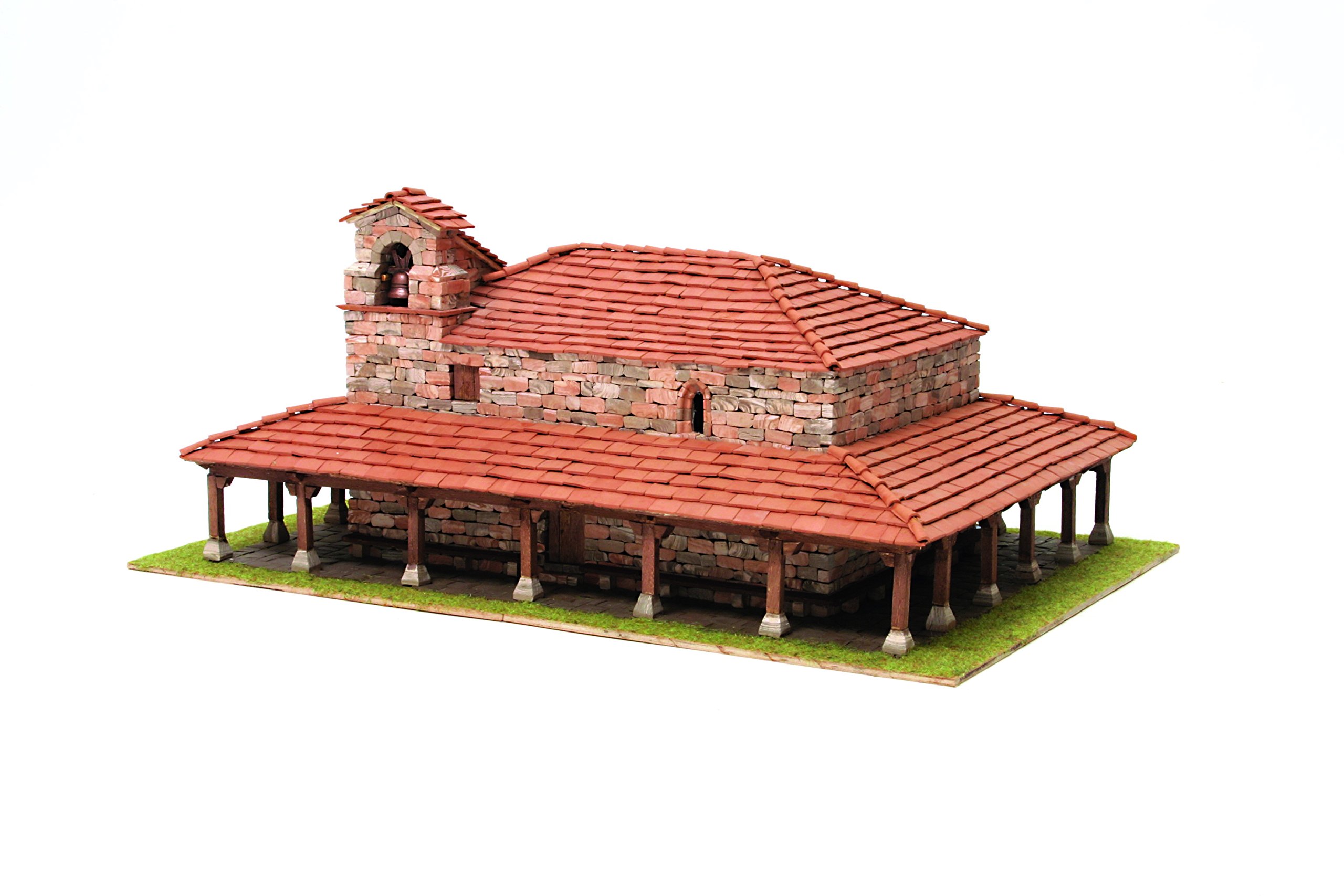 Domus Kits Domus Kits40097 1605 Pieces Romanica 20 S. Adrián De Argineta Churche Model, Scale 1:65, Multicoloured