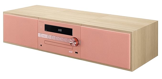 Pioneer X-CM56D HiFi-Micro-System (CD-Player, Lautsprecher, DAB+, UKW Radio, Bluetooth, USB, MP3, 2 x 15 Watt) Kompaktanlage 