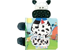 Fidgimals Little Cow Animal Farm Baby Book | Educational Children's Books, Sensory Board Book with Pop It Fidget Toys, Perfect Sensory Toys for ... Books with Sensory Fidget Popper Animals)