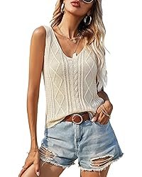 Soulomelody Womens Summer V Neck Tops Knitted