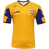 ARZA Colombia National Team Soccer Jersey Men’s Yellow Home Kit 100% Polyester Football Shirt