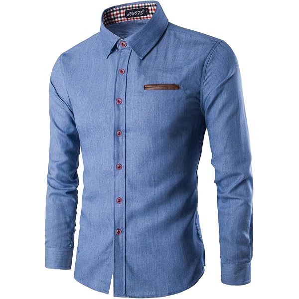 Chemise Chambray Homme Marine Layer – Bleu Manches Courtes – Taille M