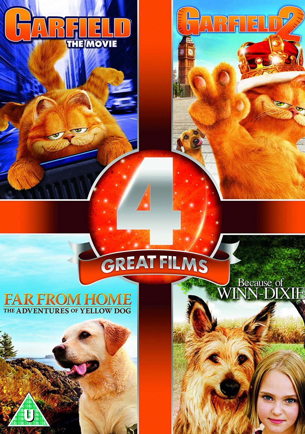 Garfield: The Movie/ Garfield 2/ Far From Home/ Because of Winn-Dixie Box Set [DVD] [1995]