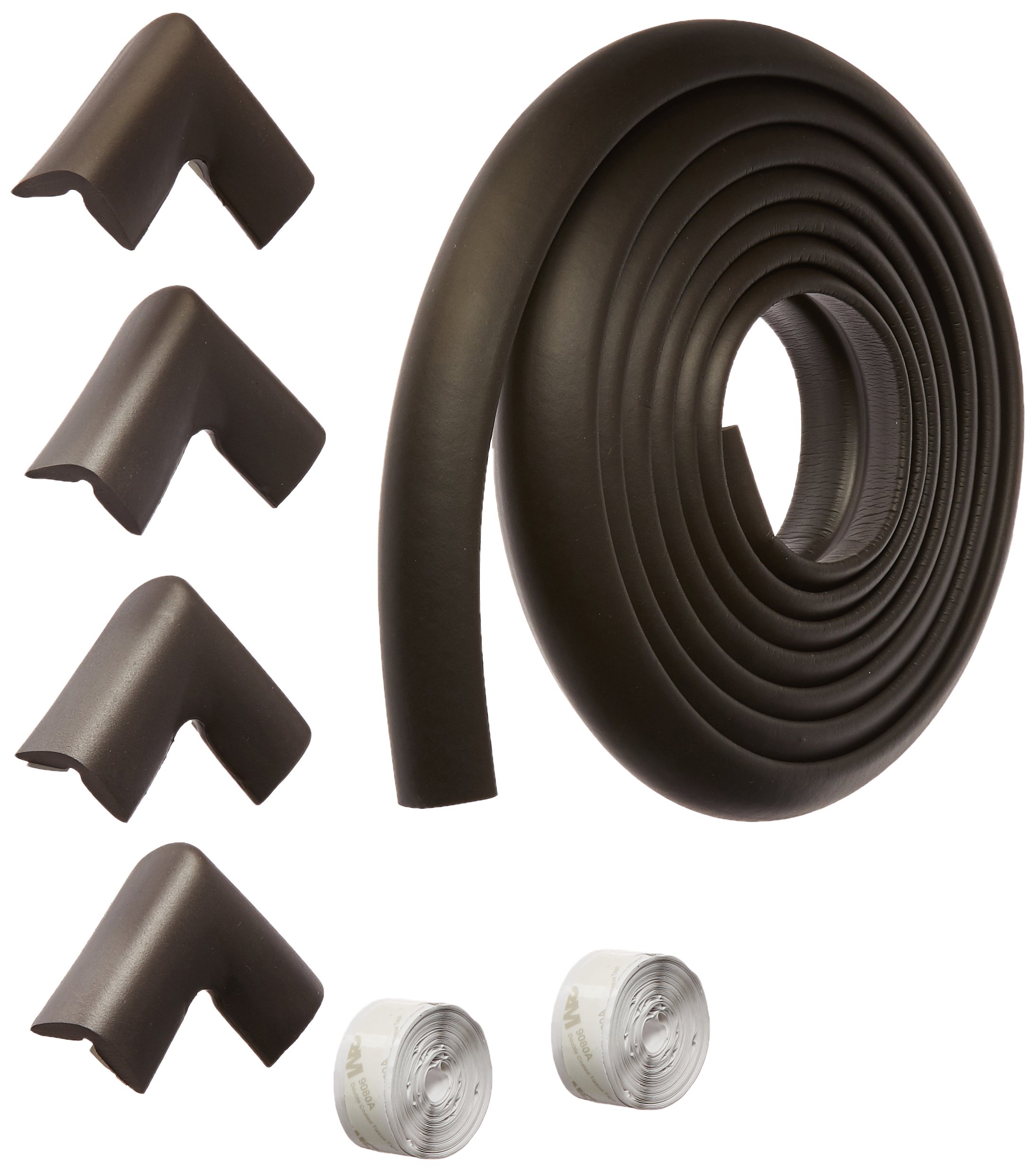 Safety 1st Foam Corner Bumpers, Expresso Furniture Edge