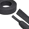Sonoreboom 2 to 1 Heat Shrink Braided Sleeving 1/2" - 24 feet Pliable Shrinkable Fabric Sleeve for Protection Automotive/Electronics Cable/Wire/Hose/Harness