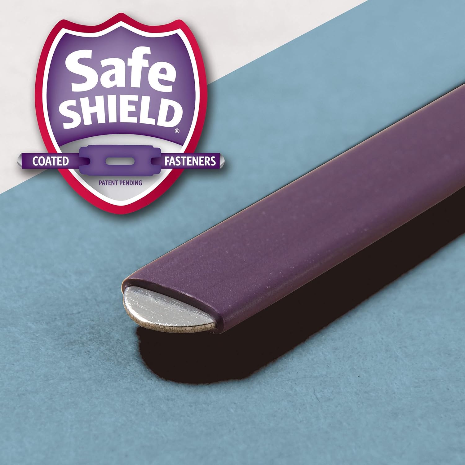 Smead Pressboard Classification File Folder with SafeSHIELD Fasteners, 1 Divider, 2" Expansion, Letter Size, Blue, 10 per Box (13730) : Top Tab Classification Folders : Office Products