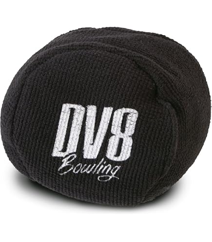 DV8 Bowling Microfiber Grip Pad Shammy Towel - Brand New Black Towel For Bowlers