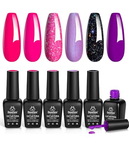 Amazon.com: Beetles 4th of July Gel Nail Polish Set - 6 Colors Red