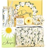Daisy Gifts for Women, Gift Baskets for Women, Cute Unique Birthday Gifts for Woman Best Friend, Inspirational Gifts for Woman, Daisy Themed Gift for Her Teen Girl Sister Friendship
