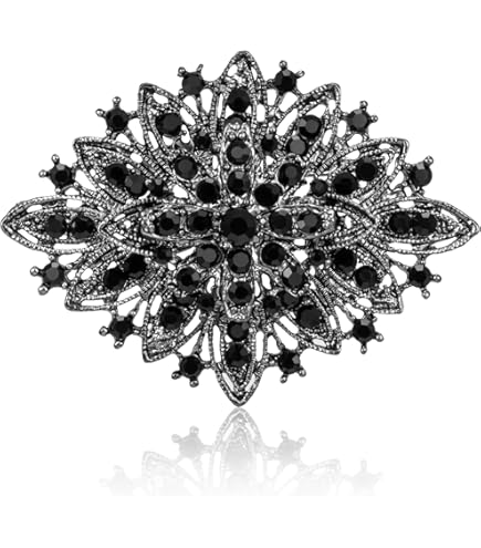 Amazon.com: NXCYZY Flower Fascinator Hair Clip Brooch Pin  display picture 2