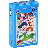 Super Duper Publications | Difficult Situations Fun Deck | Social Skills and Safety Flash Cards | Educational Learning Materials for Children