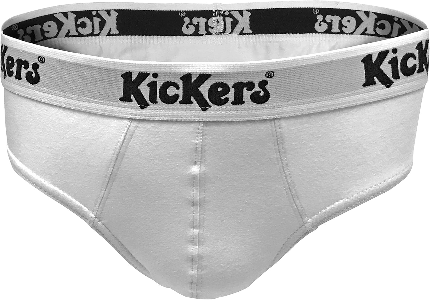 Kickers 6 Pairs Mens Cotton Rich Low Rise Briefs (Hip Briefs), 4 Sizes
