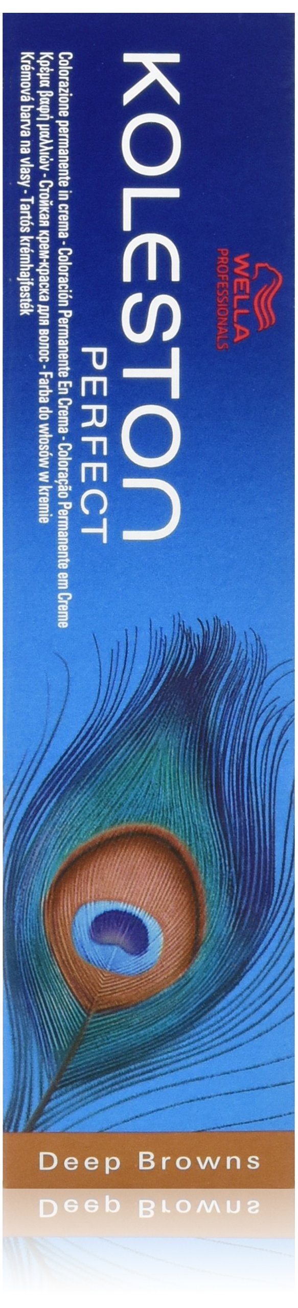 WELLA Number 81454018 KP Deep Browns Permanent Coloring 60 ml