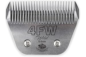 FURZONE Detachable Blade - 4FW Clipper Blade 3/8", Japanese Steel, Extra Durable, Compatible with Most Oster, Wahl A5 Clippers