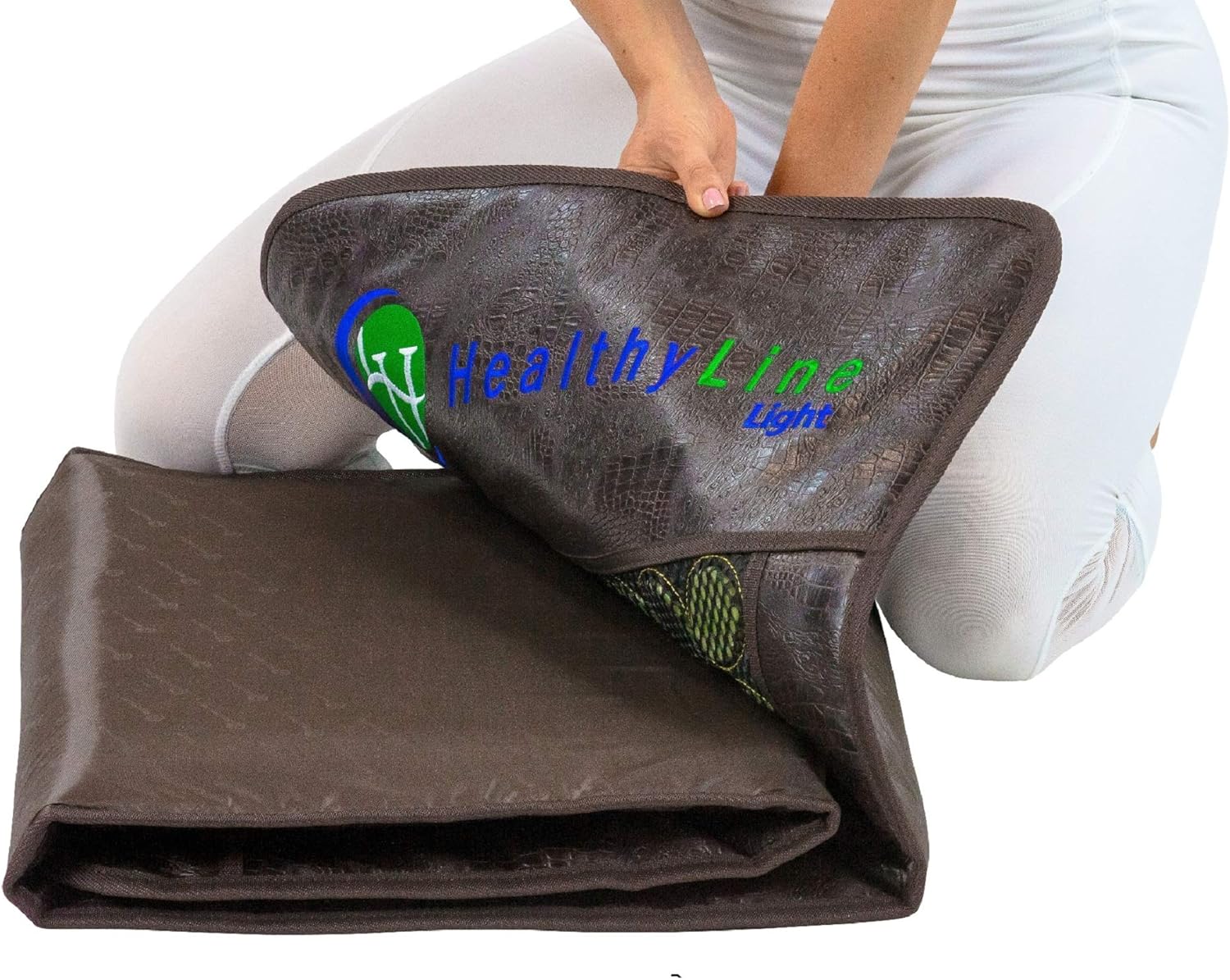 HealthyLine Far Infrared Heating Pad - Hot Stones Jade Tourmaline - Negative Ions - Mesh JT Mat Full 7224 Soft Light InfraMat Pro®: Health & Personal Care