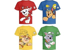 NICKELODEON Paw Patrol Graphic T-Shirt (Sets) Marshall Chase Rubble Rocky Skye Everest Zuma Outfit Tee Toddlers Birthday to Kids Clothes