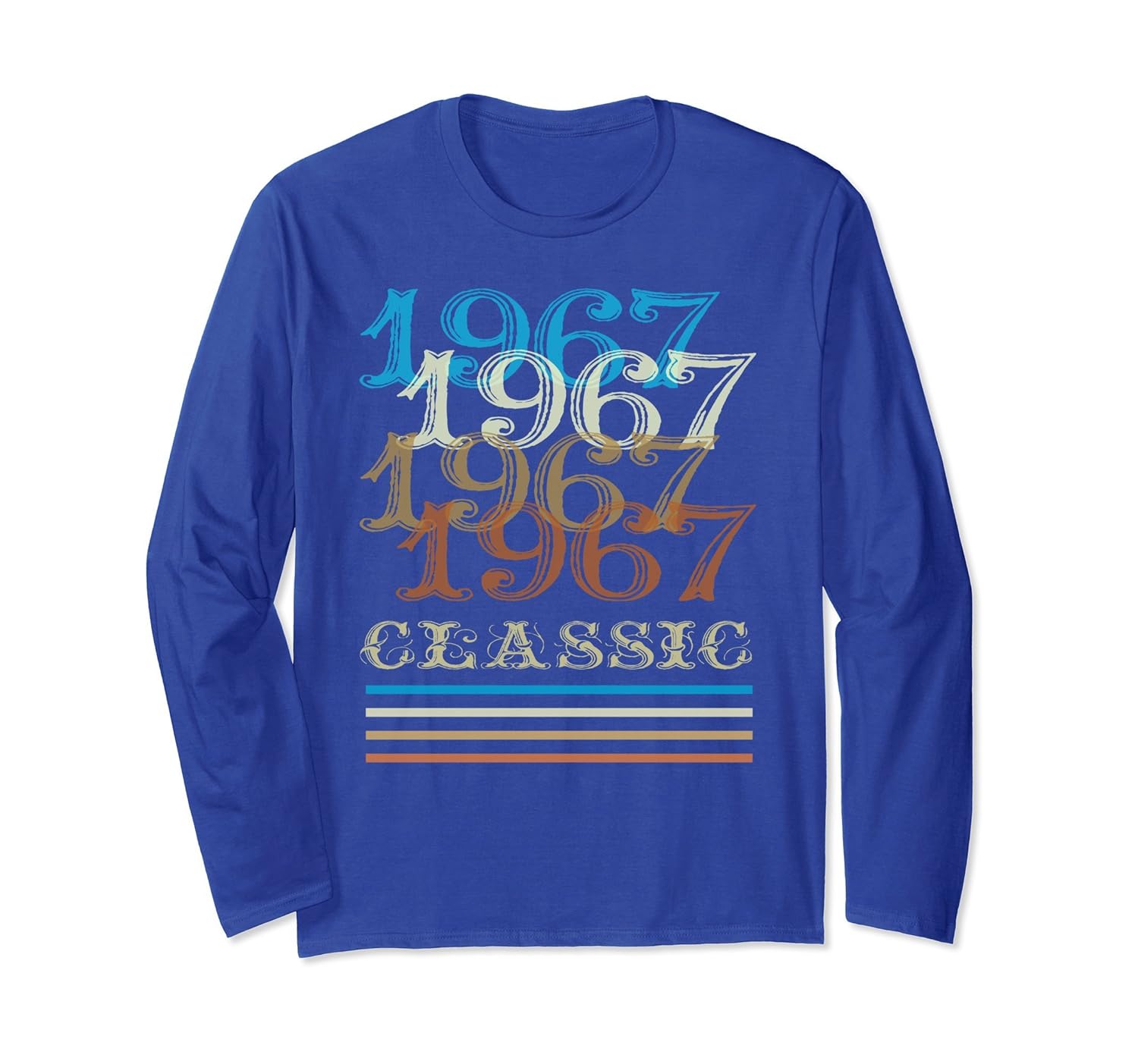 1967 Long Sleeve Classic Vintage Retro 51st Birthday Gifts-anz