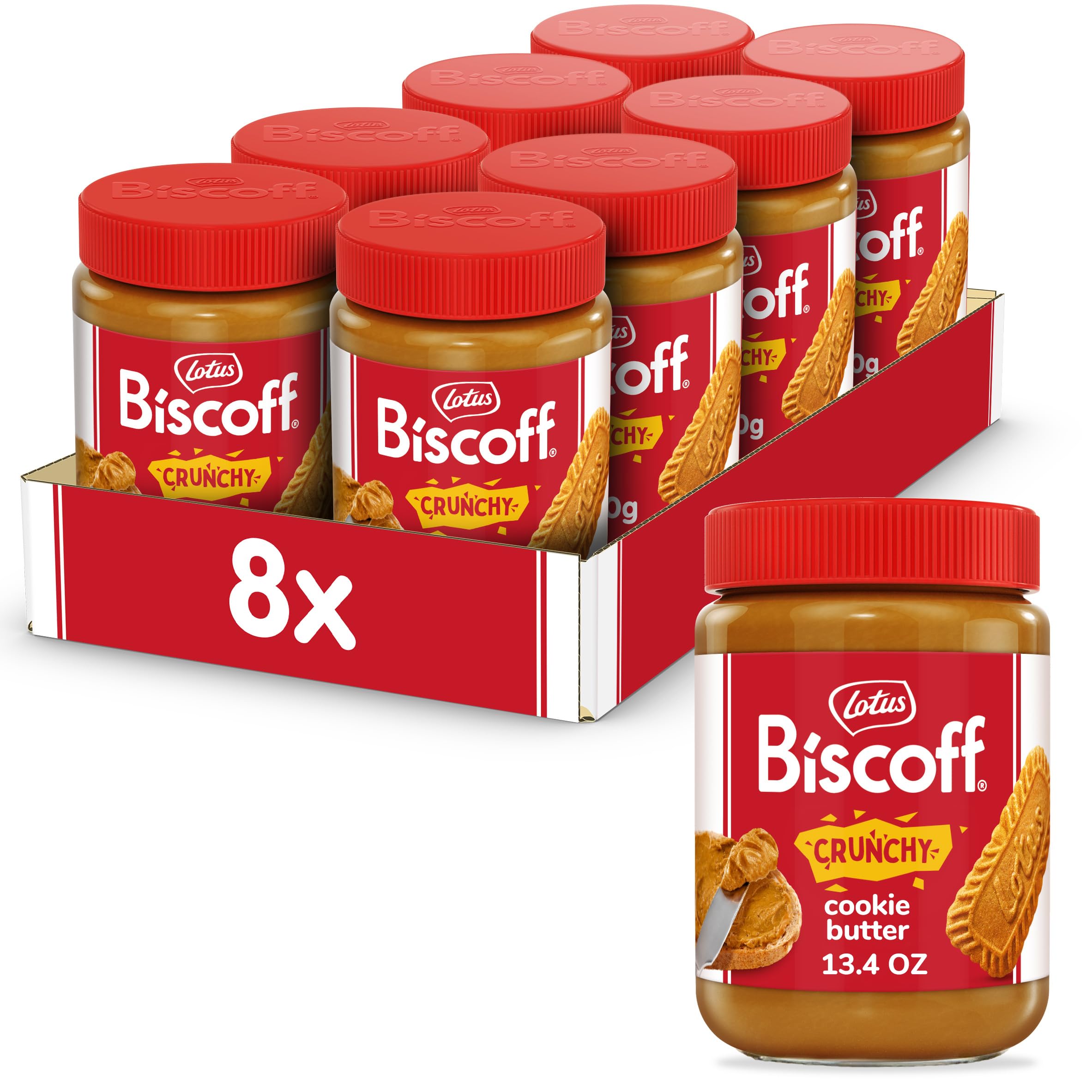 Lotus Biscoff, CRUNCHY Cookie Butter Spread, non