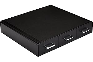 Amazon Basics Coffee Pod Storage Drawer for K-Cup Pods, 36 Pod Capacity, Black