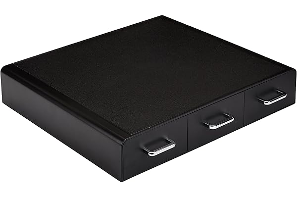 Amazon Basics Coffee Pod Storage Organizer Drawer for K-Cup Pods, 36 Pod Capacity, Black