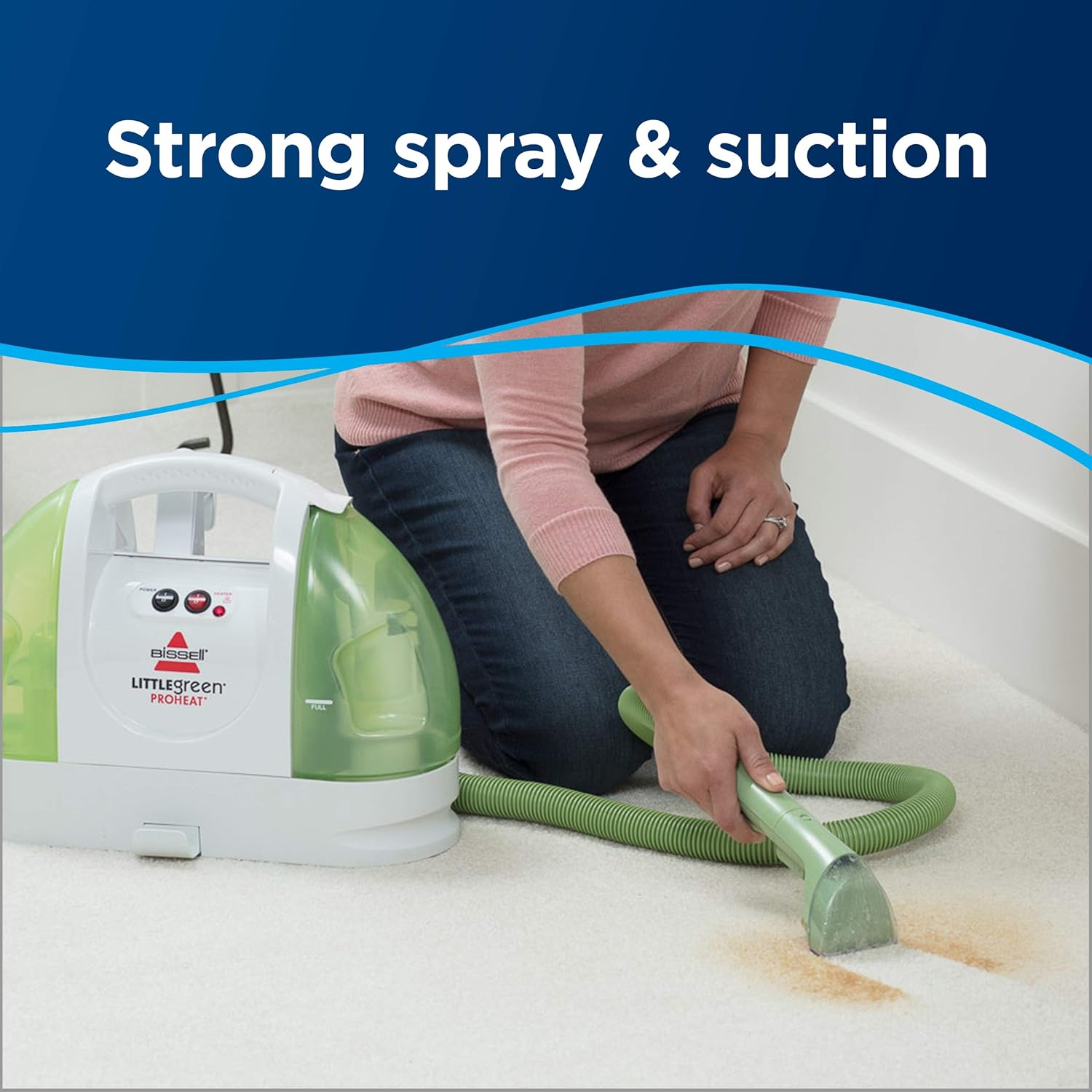 Amazon.com: BISSELL Little Green ProHeat Portable Carpet and Upholstery  Cleaner, 14259: Home & Kitchen