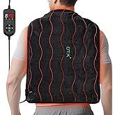 UTK Large Far Infrared Heating Pad for Back Pain Relief, Weighted Electric XL Heating Pads with Tourmaline for Neck&Shoulder, Period Cramps, Gifts for Women Mom Elder, Hot to 161℉, Auto Off, 20x24''
