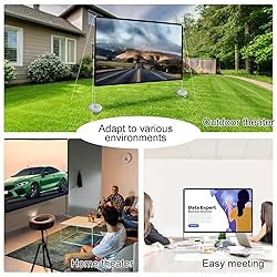 Outdoor Projector Screen with Stand 100