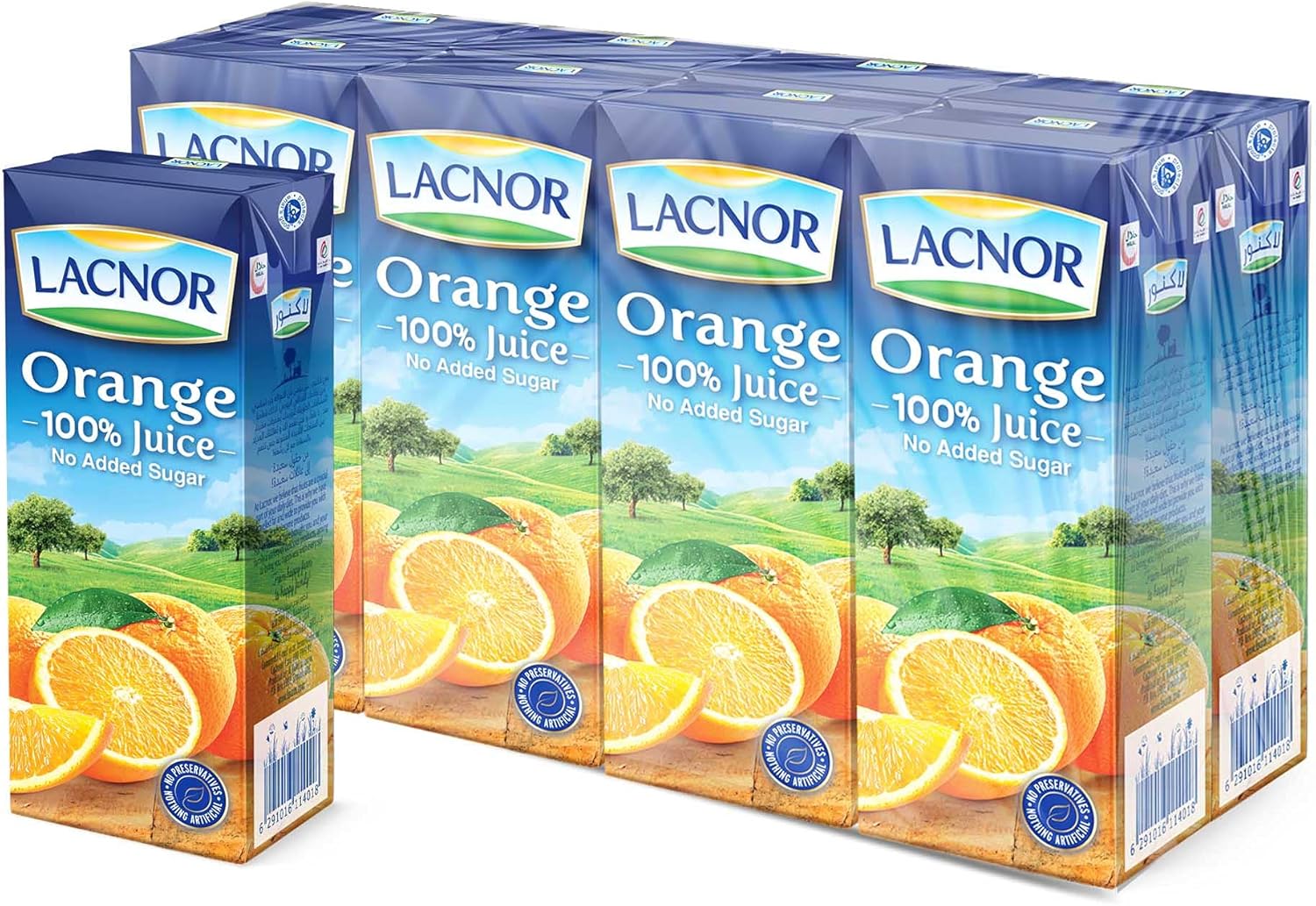 Lacnor Essentials Orange Juice 180 ml x 8 Buy Online at Best Price in UAE Amazon.ae