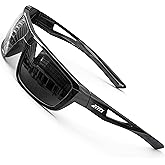 ATTCL Polarized Sunglasses Men Sports: UV Protection Lightweight TR90 Frame Anti-Slip Wrap-Around for Driving Fishing Golf