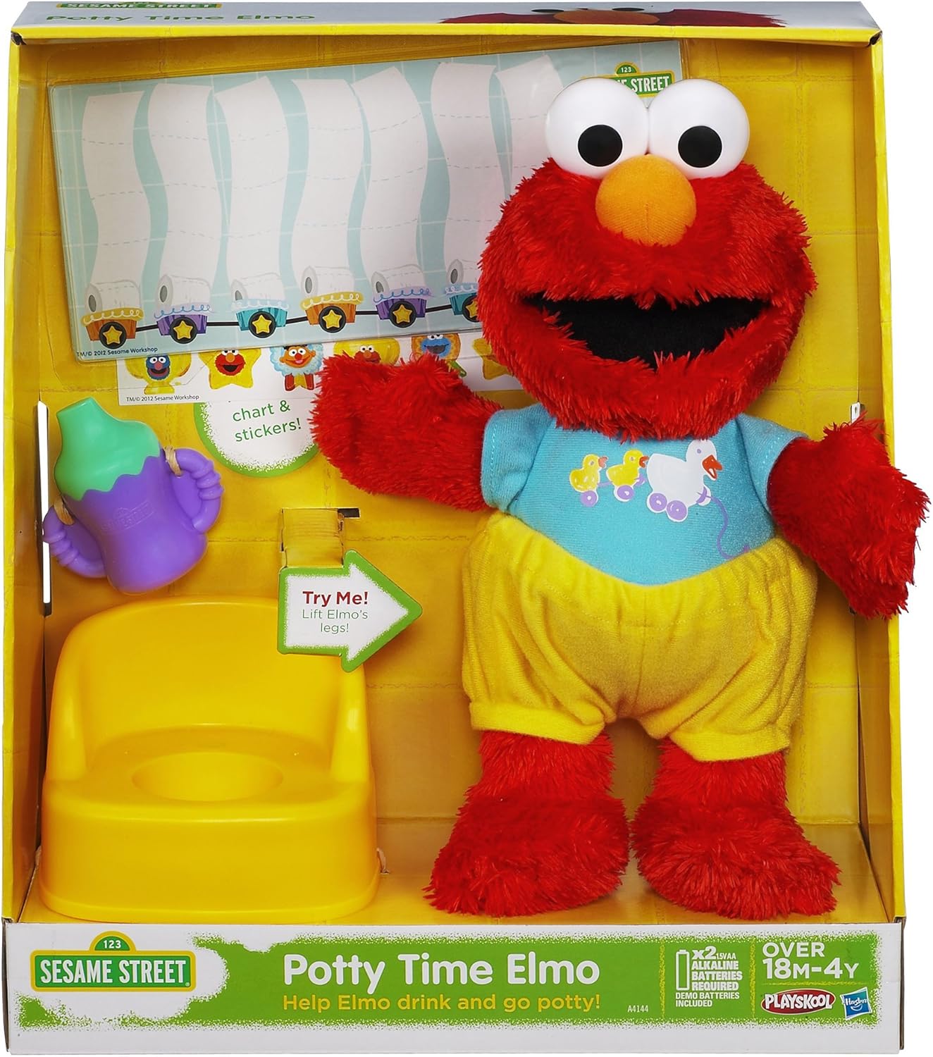 elmo potty time toy