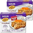 KJ Poultry Kosher for Passover Gluten Free Meals, Roast Chicken with Potato & Carrots, Halal, (2 Pack) Prepared Entree Fully Cooked, Shelf Stable Microwave Dinner, Travel Military Camping